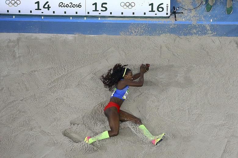 The measure of success came in the form of a first Olympic gold for Colombia's triple jump world champion Caterine Ibarguen. The 32-year-old leaped a season-best 15.17m to beat Venezuela's Yulimar Rojas (14.98m).