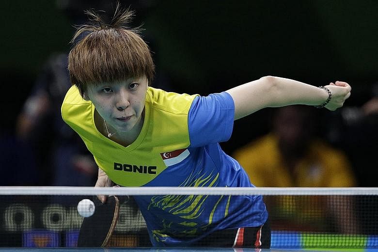 Zhou Yihan acquitted herself well against Olympic singles champion Ding Ning, despite having no prior experience receiving the world No. 2's unorthodox service. The Olympic debutante will be counted on in the Republic's hunt for a medal against Japan