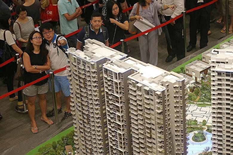 Despite the strong sales figures last month, they were still down 34 per cent on July last year, which saw sales beefed up by the 1,169 units moved at High Park Residences (above) in Fernvale. Analysts said yesterday that the latest private home sale