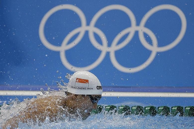 Olympic champion Joseph Schooling believes he and Quah Zheng Wen (above) can be part of a Singapore medley relay team at the Tokyo Games in 2020.