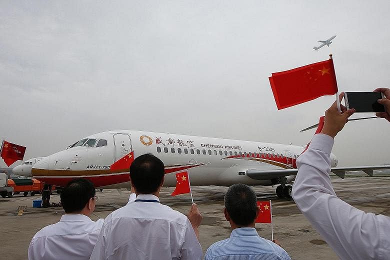 The number of airlines in China has risen 28 per cent to 55 in the past five years and, according to the Civil Aviation Industry Statistics Report, the fleet has more than tripled in a decade to 2,650.
