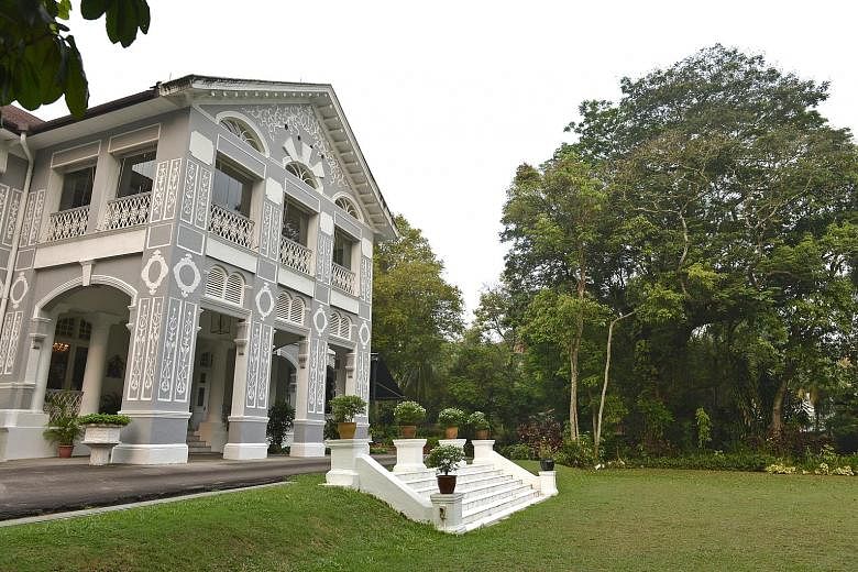The two sites clinched by OUE are in the approved White House Park-Nassim Road conservation area and adjacent to Eden Hall (left), the official residence of the British High Commissioner and a conservation bungalow.