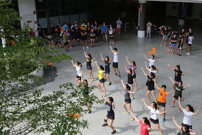 Students practising dance moves last month for the NUS Rag and Flag day. Most of orientation is light-hearted banter and innocent fun. But more needs to be done to teach students how to deal with situations where sexual boundaries are breached.