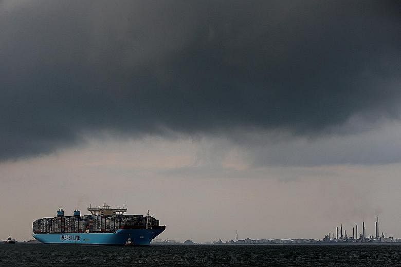 The new "Maersk Transport" company would include the Maersk Line (left), APM Terminals, Maersk Tankers and the Damco and Svitzer divisions, according to a report in Berlingske newspaper.