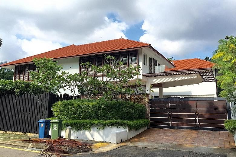 This GCB in Bukit Tunggal Road has a price tag of $38 million and a built-up area of about 14,000 sq ft. OUE is buying two GCB plots around Eden Hall in Nassim Road from the British government for $56.58 million.