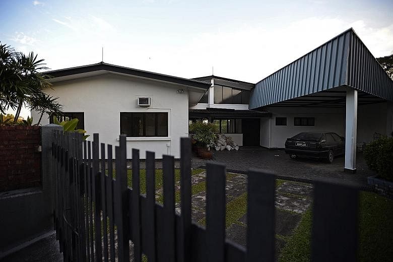 The house Mr Chris Au listed as his dwelling in one of his filings with the court. When lawyers from WongPartnership served court documents on Mr Au on Aug 12, they were sent via e-mail and Facebook.
