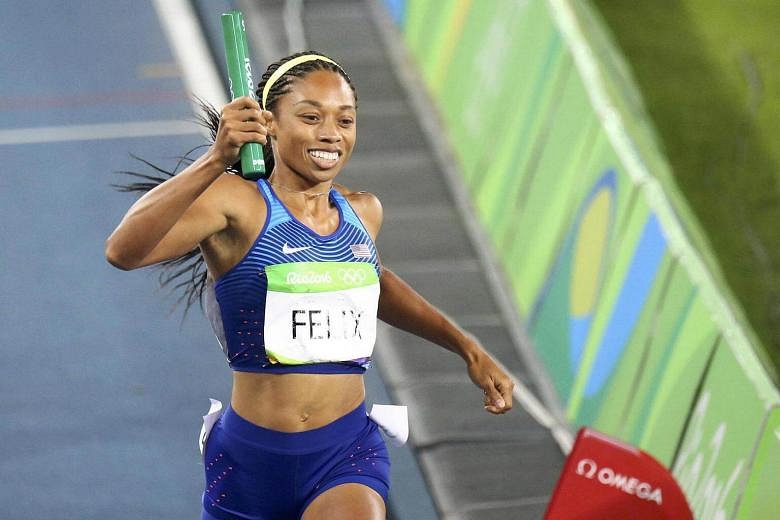 Olympics: Sixth gold for Allyson Felix as USA win 4x400m relay | The ...