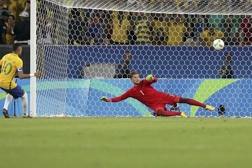 Neymar slotting the winning penalty kick past Timo Horn in the shoot-out to let Brazil claim the coveted gold medal.