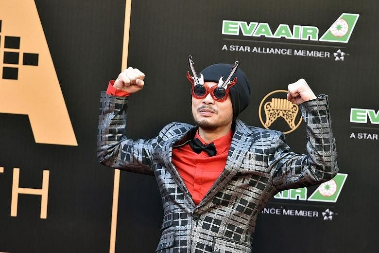 Malaysian rapper Namewee at the 27th Golden Melody Awards in Taipei on June 25. The 33-year-old could face up to two years in jail, a fine, or both, for his controversial music video which was filmed in several places of worship.