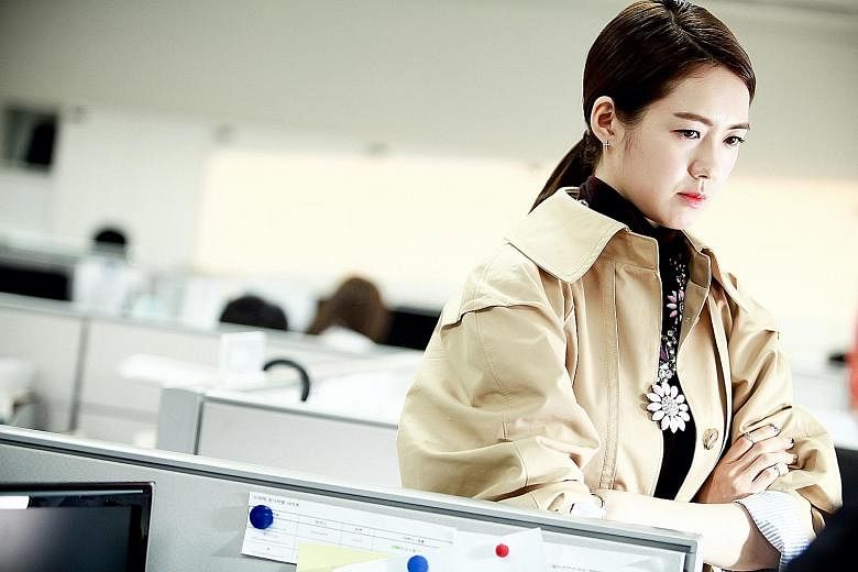 My Horrible Boss' hot-tempered female boss Ok Da Jung is played by Lee Yo Won (above).