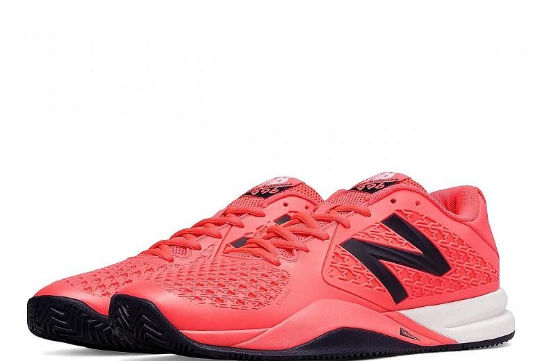The New Balance MC 996v2 is well suited for hard courts, which most tennis facilities in Singapore have.