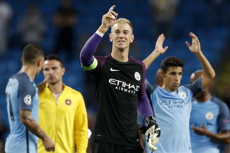 Manchester City 1-0 Steaua Bucuresti: Fans hail Joe Hart as Blues reach  Champions League group stage