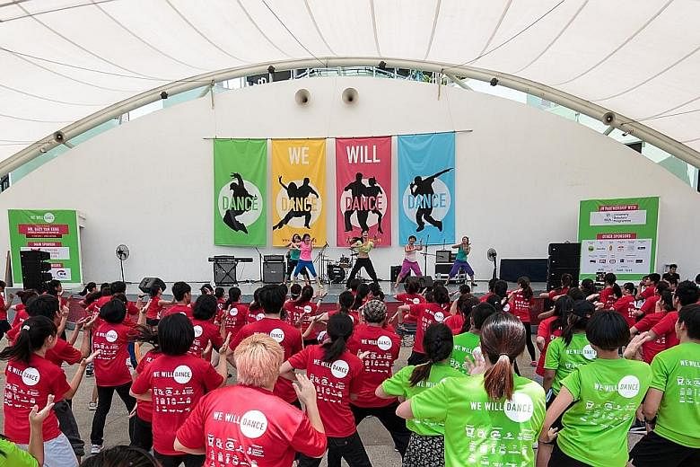 Participants at the 2013 We Will Dance event.