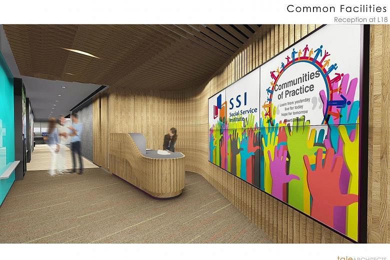An artist's impressions of the new SSI (left and below). Factors that were considered, before the decision to move was made, included the accessibility of the new location, availability of space to carry out existing and planned functions, suitabilit