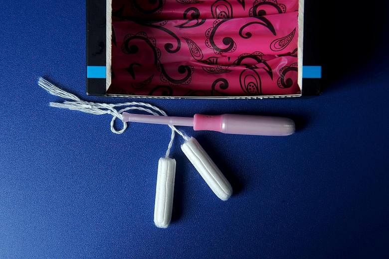 Tampons absorb menstrual flow and are good for those with a heavy flow.