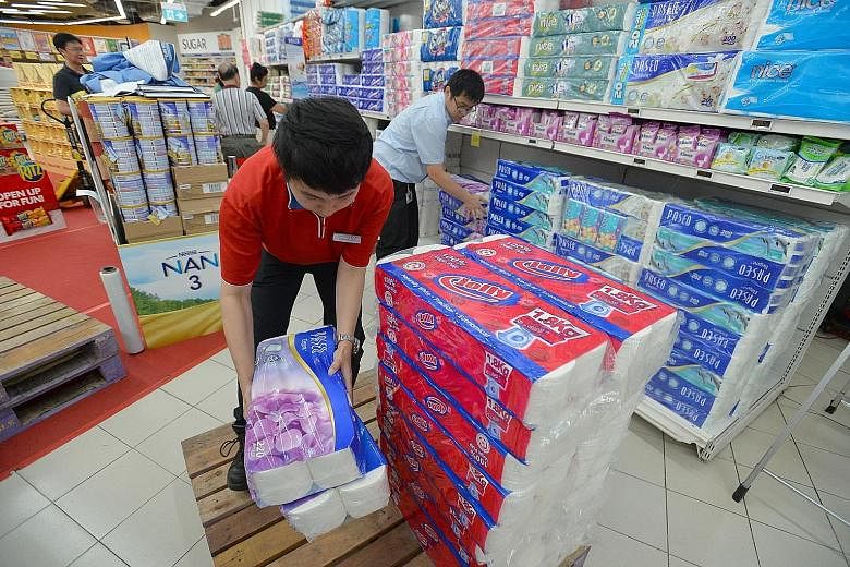 Last October, Asia Pulp and Paper-related products were taken off shelves after the SEC temporarily suspended the Green Label of APP's exclusive distributor, Universal Sovereign Trading. APP and four firms were under probe over possible links to fire