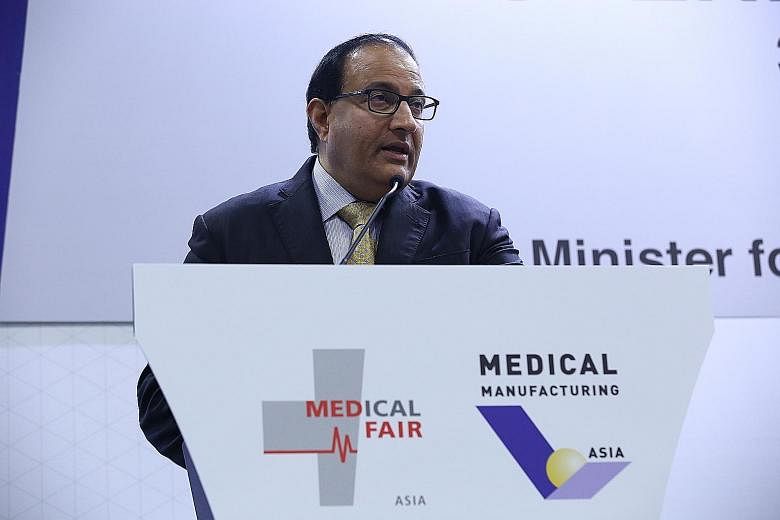 Mr Iswaran said at the opening ceremony of two medical trade exhibitions that medical technology is an "important growth sector" for Singapore.
