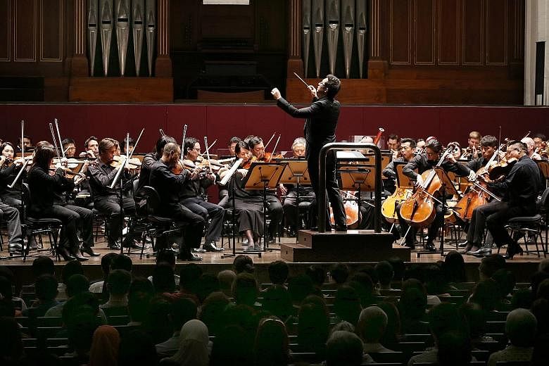 The performance at the Victoria Concert Hall was led by SSO associate conductor Jason Lai.
