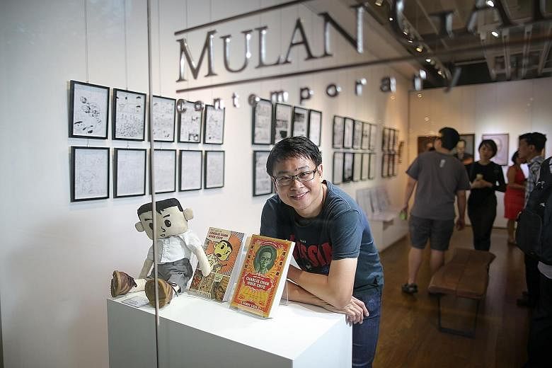 Sonny Liew, author of graphic novel The Art Of Charlie Chan Hock Chye, is co-curating the exhibition on the history of comics in Singapore.