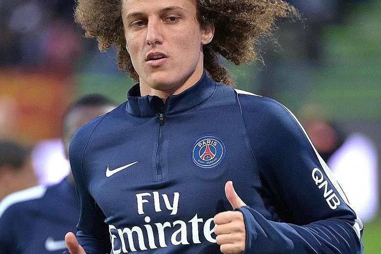 Brazilian central defender David Luiz, 29, is Chelsea's deadline day signing. He left Stamford Bridge for French champions Paris Saint-Germain in 2014.