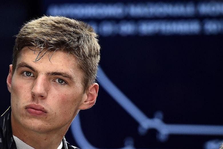 Max Verstappen (left) remains the centre of controversy since the Belgian Grand Prix. His Red Bull team principal Christian Horner believes the way in which the 18-year-old has handled strident criticism is further indication that Verstappen is "a re