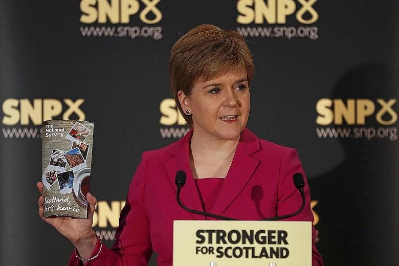 Ms Sturgeon speaking at the launch of SNP's "biggest-ever political listening exercise", in Stirling. She says that the United Kingdom that existed before June 23 has fundamentally changed.
