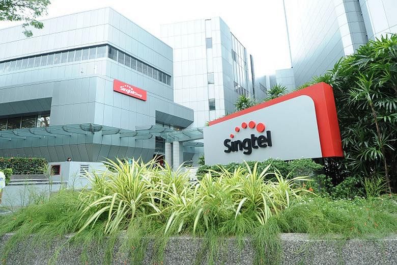 -2.5% Singtel shares dip 10 cents to $3.87. 