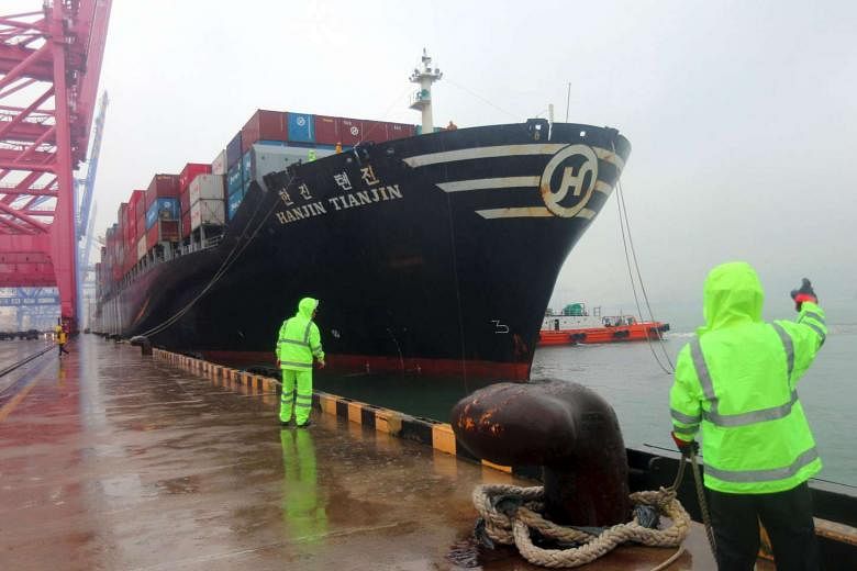 More gloom looms as Hanjin's collapse comes during the shipping industry's busiest season ahead of the year-end holidays. Freight rates surged after the world's seventh-largest container shipper filed for court receivership this week. 
