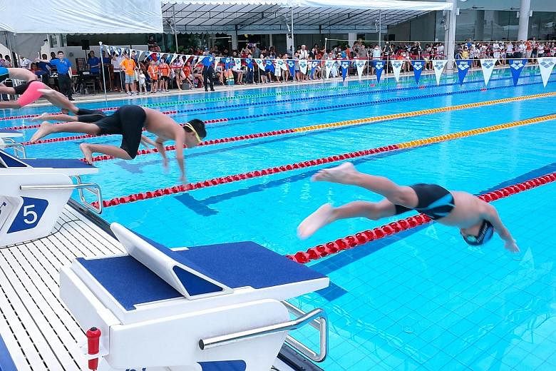 Eight-year-old Reagan Cheng shone brightest on day one of the Chinese Swimming Club (CSC) Super Junior Swimming Invitational. The CSC swimmer won six golds at the club's Amber Road premises yesterday, coming out tops in the 50m butterfly, backstroke,