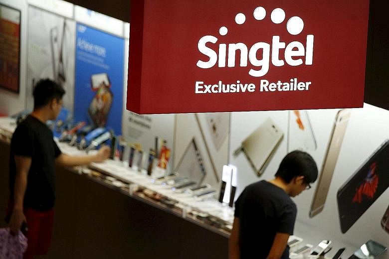 Telco shares such as Singtel, StarHub and M1 were hit last week. This came as three companies - MyRepublic, airYotta and TPG Telecom - submitted bids for the licence to be Singapore's fourth mobile phone operator.