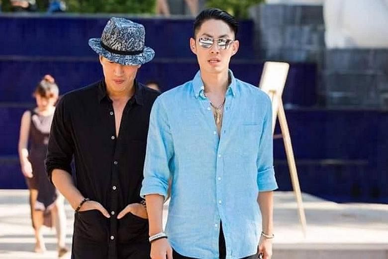 Jerry Yen (above left) and Van Ness Wu (right) attended the wedding.