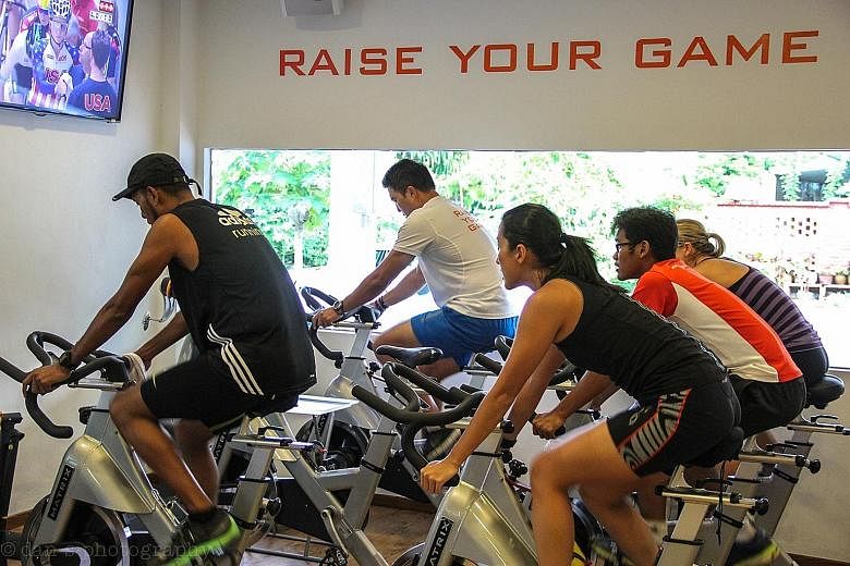 The environment at Altitude Gym can be adjusted to an altitude level of 2,500m to 3,500m.