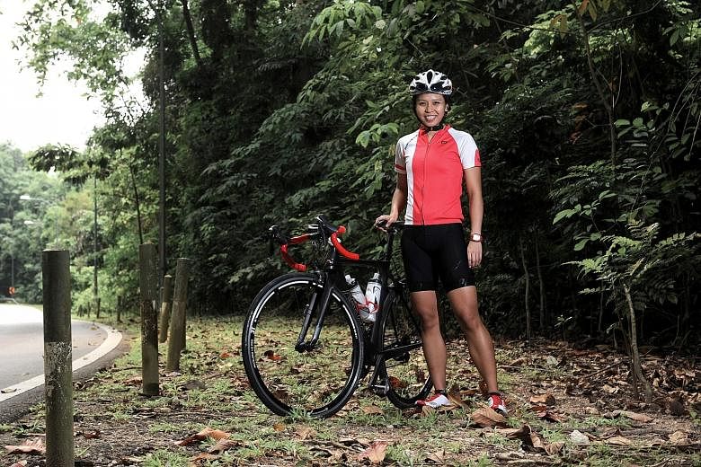 Ms Luo will be taking part in the 42km Sportive Ride event at OCBC Cycle on Oct 2.