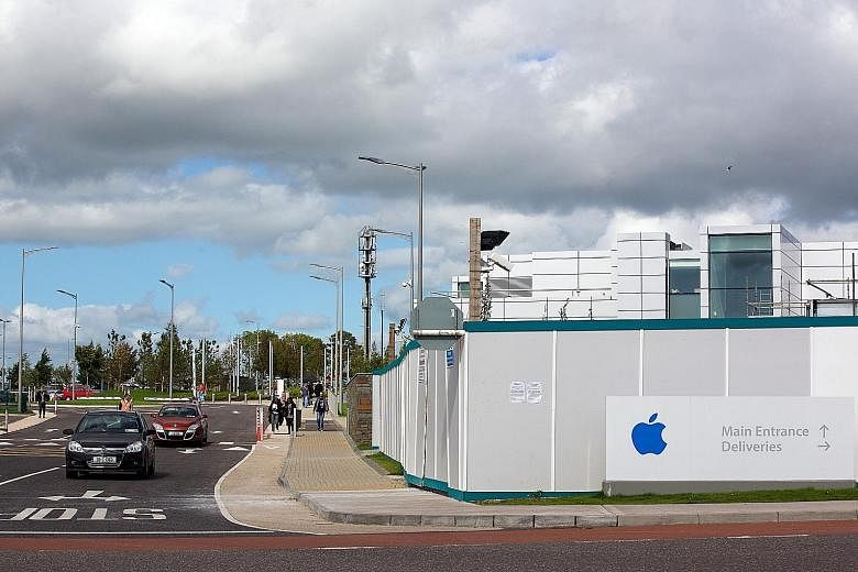Apple's campus in Cork, Ireland. The global giant had been attributing billions of dollars in profits to a phantom head office in Ireland, allowing it to pay a tax rate of 1 per cent or lower.