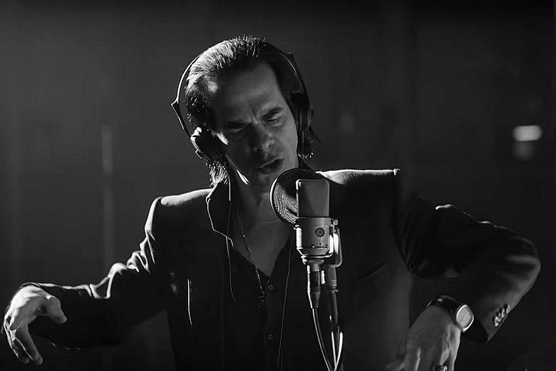 Singer Nick Cave (above) of Nick Cave & The Bad Seeds.