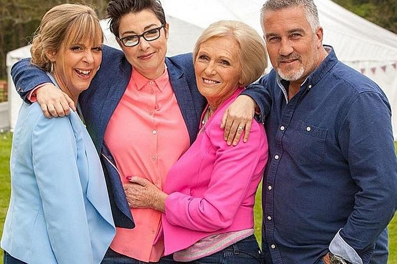 Mel Giedroyc and Sue Perkins (from above left, with Mary Berry and Paul Hollywood) are quitting The Great British Bake Off.