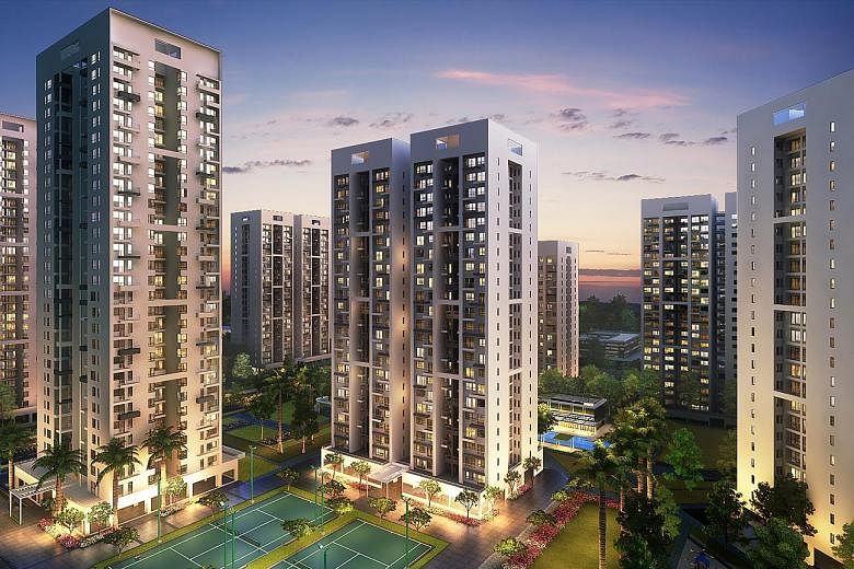 (Above left) Godrej Infinity, a project in Pune in India. Godrej Properties (GPL) established an international representative office in Singapore on Wednesday. Mr Malhotra (above right), GPL's executive director, says the physical presence will enabl