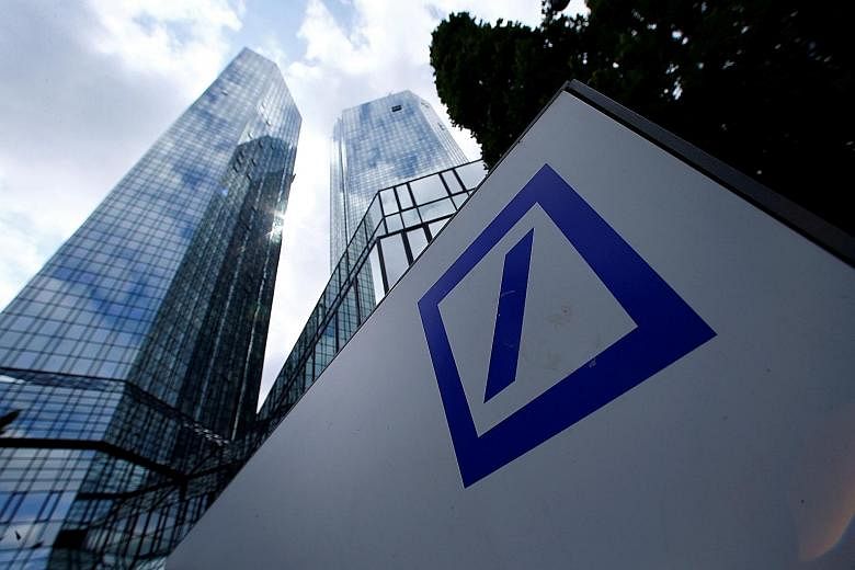 The US Justice Department sought US$14 billion to settle an investigation into Deutsche Bank's sale of residential mortgage-backed securities.