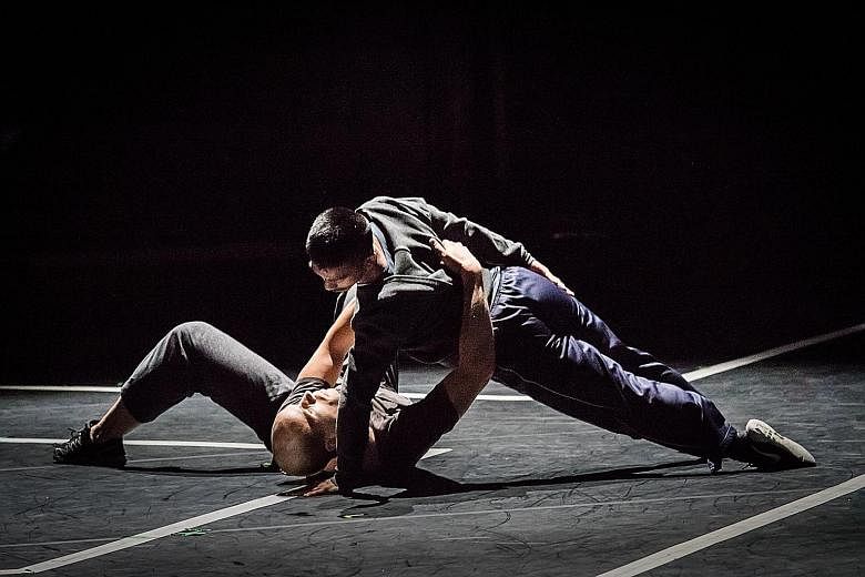 Themes of oppression and marginalisation are seen through the dancers' moves in A Letter/Singapore.