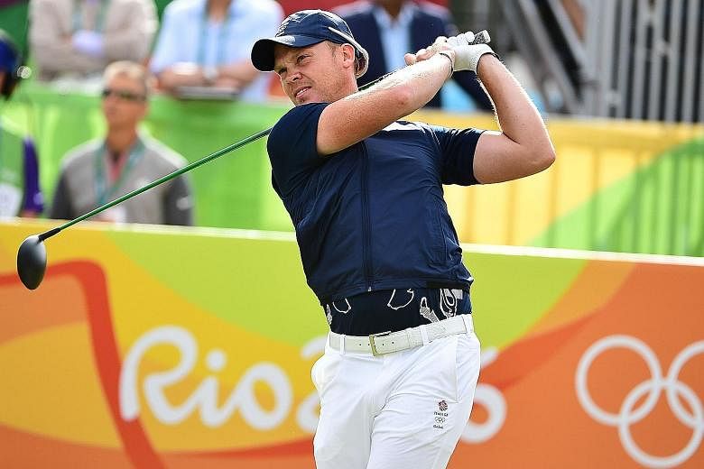 Britain's Danny Willett, who won the Masters and is seen here playing in the Rio Olympics where he was tied for 37th, is one of six debutants in the European Ryder Cup squad.