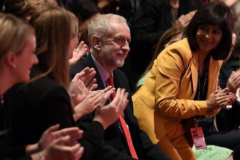 Mr Corbyn was re-elected with 61.8 per cent of the vote among Labour Party members and supporters, but his opponents within the party complain that his views will never win power.