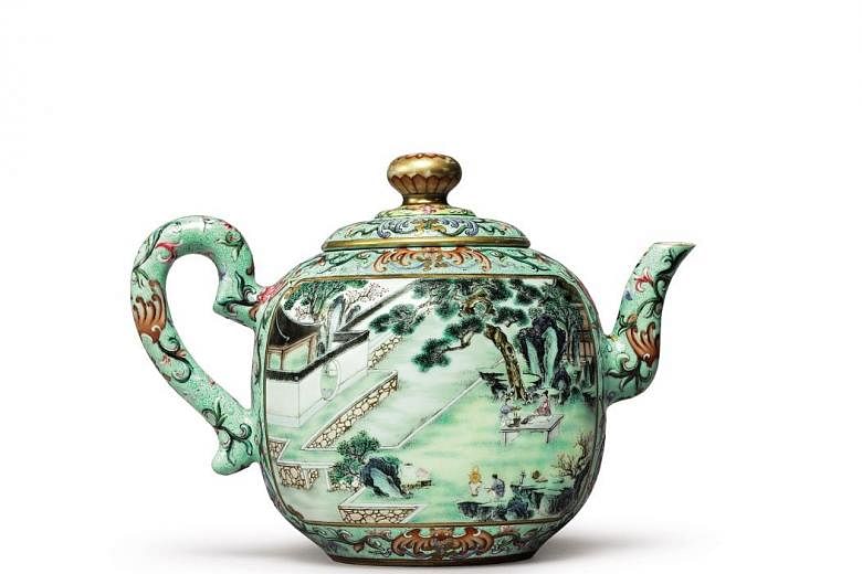 This 18th-century Chinese teapot sold for $4.7 million.