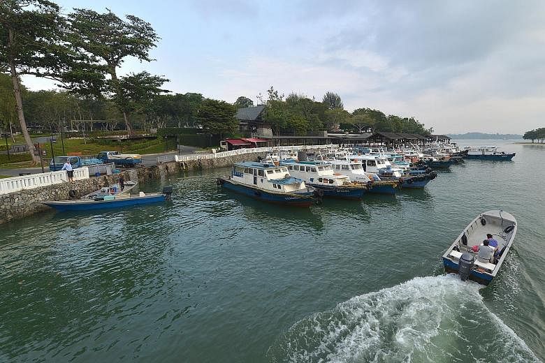 The dock just beside Changi Point Ferry Terminal is used by Singapore and Malaysian fish farmers to unload their haul. Pulau Ubin residents also use it to transport bulky items.