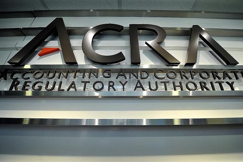 Each year, about 50 companies listed on the Singapore Exchange are selected to go under the microscope as part of Acra's Financial Reporting Surveillance Programme.