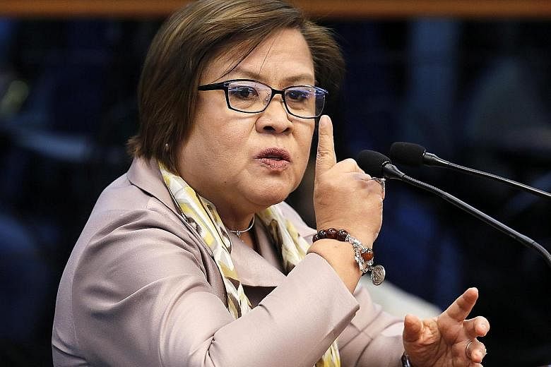 Senator Leila de Lima has pleaded for Mr Duterte to stop his tirades against her.