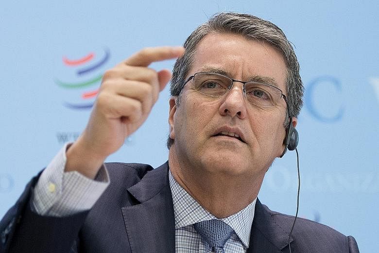 WTO director- general Roberto Azevedo warned that policies that might curb globalisation would worsen the slowdown and impede job creation and economic growth.