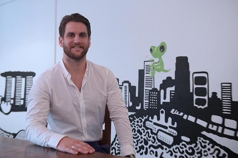 Mr Priest started TradeGecko here in 2012 with his brother and a friend - all from New Zealand - under the JFDI, one of Singapore's earlier start-up incubators. Merging a business' back-end processes of sales, purchasing, inventory and invoicing into