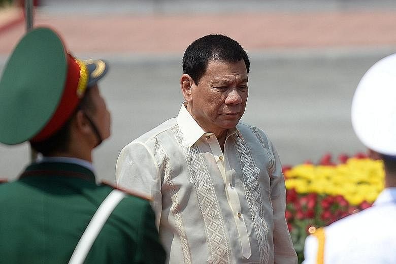 Mr Duterte said the Philippines-US war games next month will be the last joint exercise.