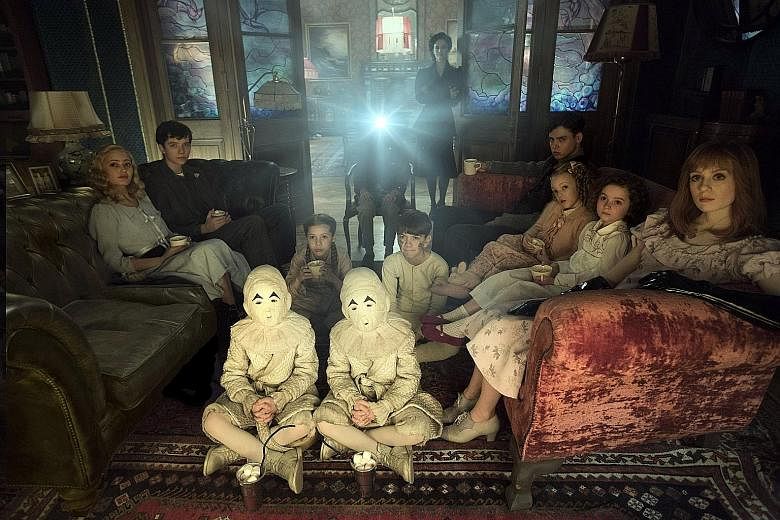 The villains in Miss Peregrine's Home For Peculiar Children chew on the residents in a children's home.