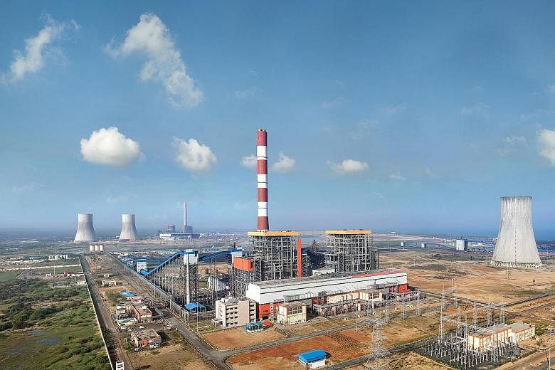 The Sembcorp Gayatri Power Complex (above) in Andhra Pradesh was the largest foreign direct investment-driven project on a single site in the thermal energy sector in India. Sembcorp CEO Tang Kin Fei (right) remains confident that large economies lik